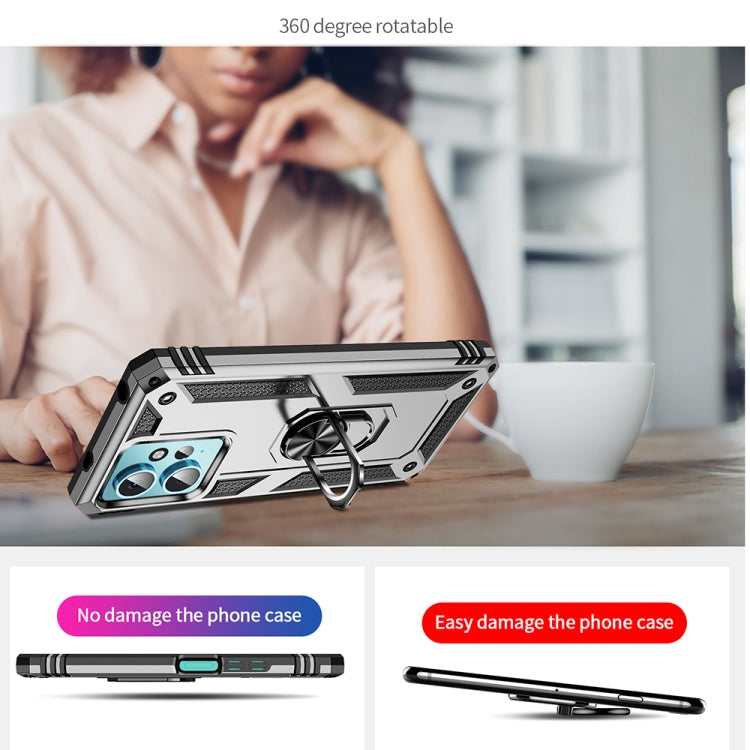 For Xiaomi Redmi Note 12 4G Global Shockproof TPU + PC Phone Case with Holder