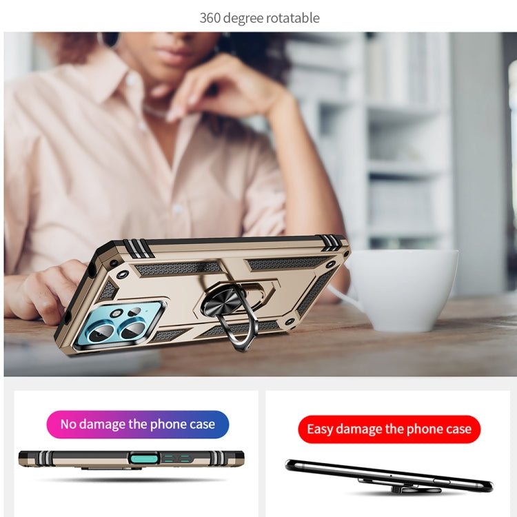 For Xiaomi Redmi Note 12 4G Global Shockproof TPU + PC Phone Case with Holder