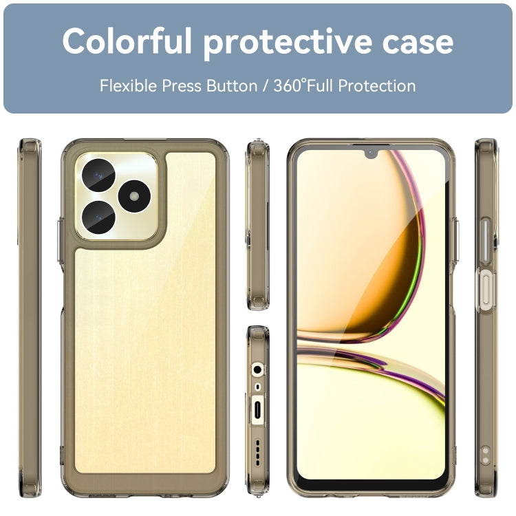 For Realme C53 India Colorful Series Acrylic + TPU Phone Case