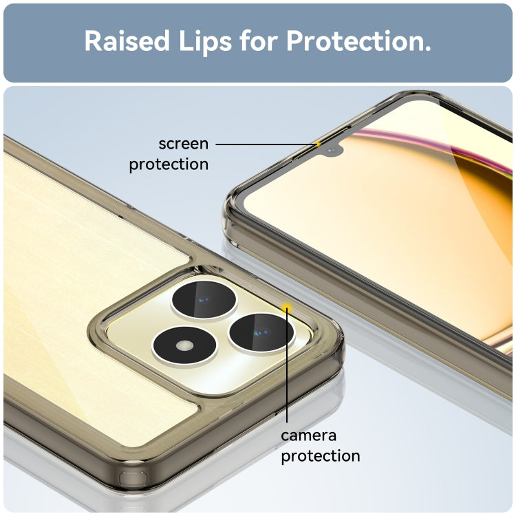 For Realme C53 India Colorful Series Acrylic + TPU Phone Case