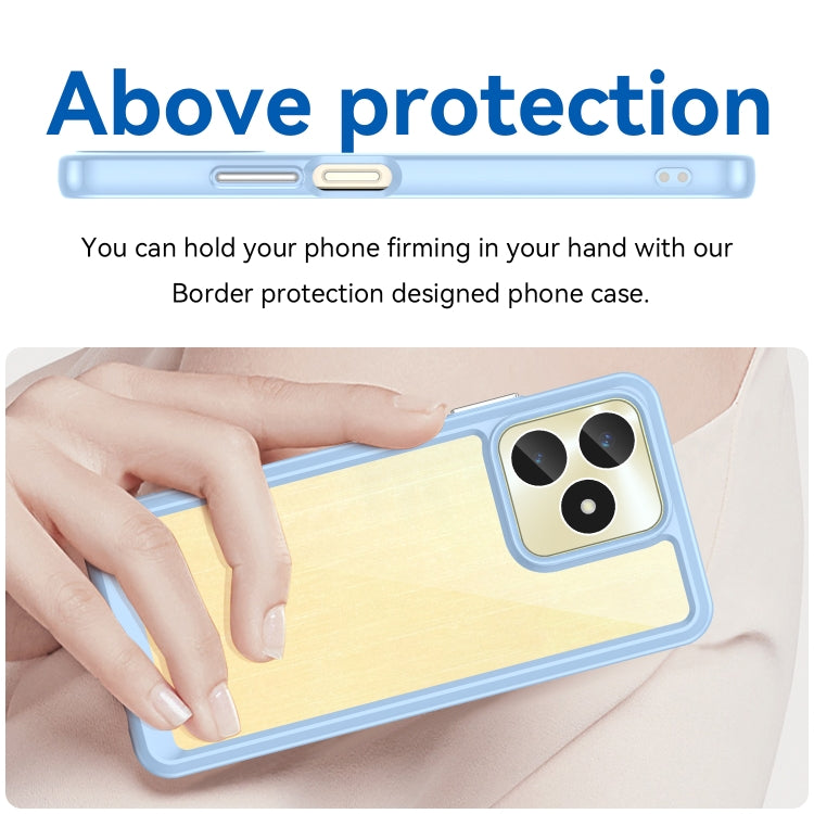 For Realme C53 India Colorful Series Acrylic + TPU Phone Case