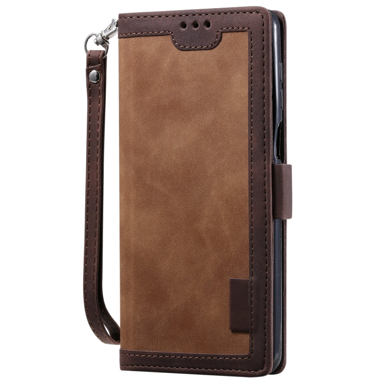 For Xiaomi Redmi Note 9 Retro Splicing Horizontal Flip Leather Case with Card Slots & Holder & Wallet