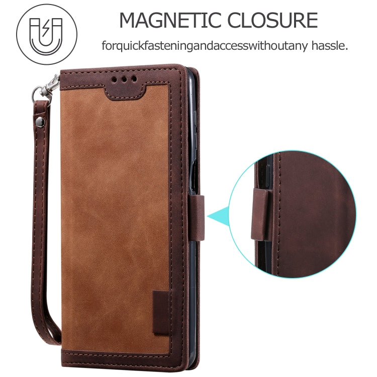 For Xiaomi Redmi Note 9 Retro Splicing Horizontal Flip Leather Case with Card Slots & Holder & Wallet