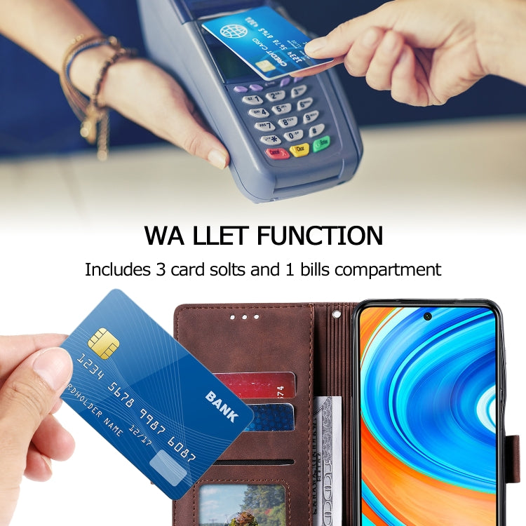 For Xiaomi Redmi Note 9 Retro Splicing Horizontal Flip Leather Case with Card Slots & Holder & Wallet