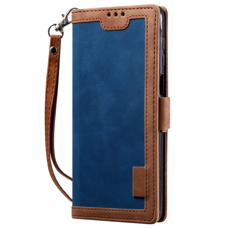 For Xiaomi Redmi Note 9 Retro Splicing Horizontal Flip Leather Case with Card Slots & Holder & Wallet