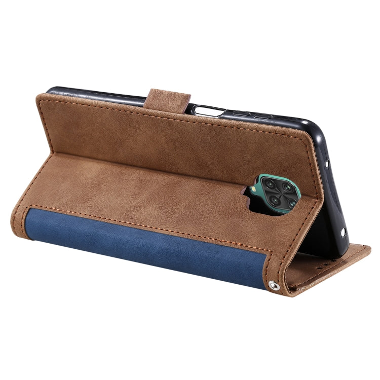 For Xiaomi Redmi Note 9 Retro Splicing Horizontal Flip Leather Case with Card Slots & Holder & Wallet