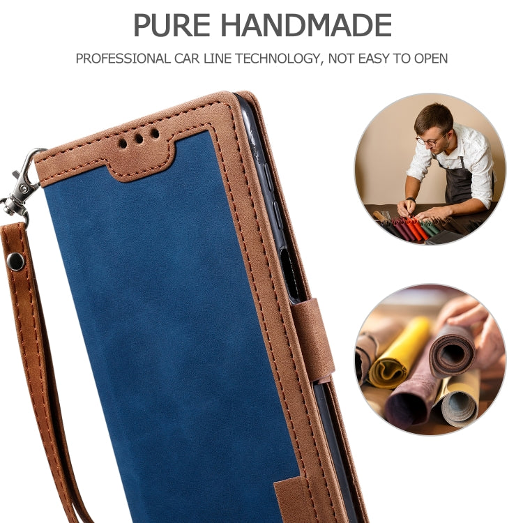 For Xiaomi Redmi Note 9 Retro Splicing Horizontal Flip Leather Case with Card Slots & Holder & Wallet