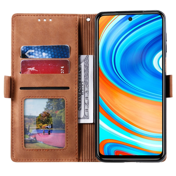 For Xiaomi Redmi Note 9 Retro Splicing Horizontal Flip Leather Case with Card Slots & Holder & Wallet
