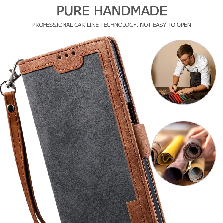 For Xiaomi Redmi Note 9 Retro Splicing Horizontal Flip Leather Case with Card Slots & Holder & Wallet