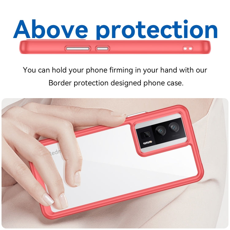 For Xiaomi Poco F5 Pro Colorful Series Acrylic + TPU Phone Case