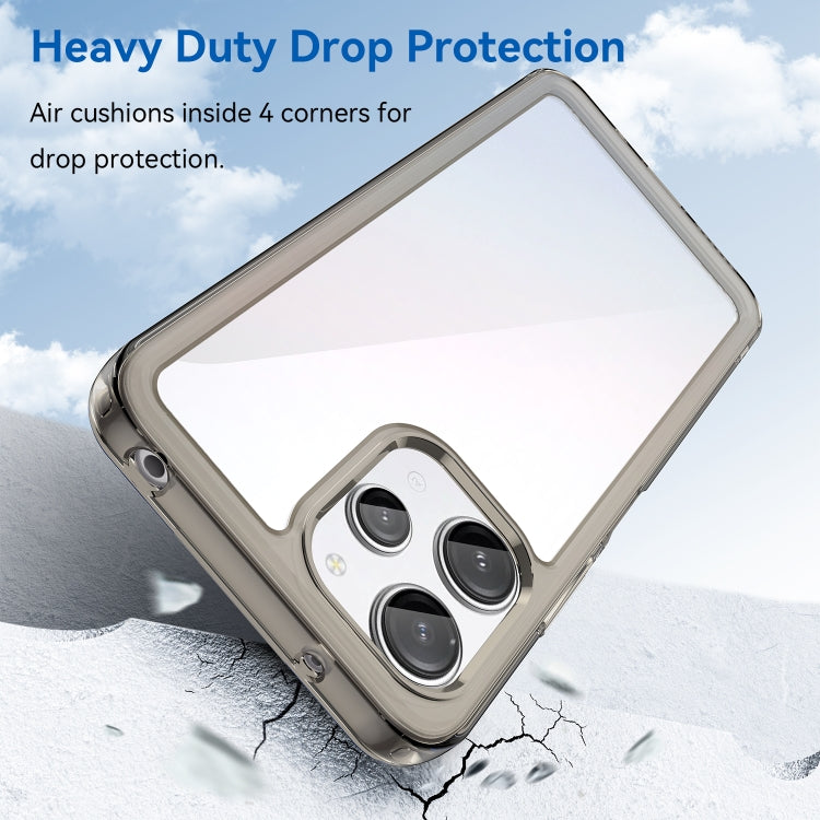 For Xiaomi Redmi 12R Colorful Series Acrylic + TPU Phone Case