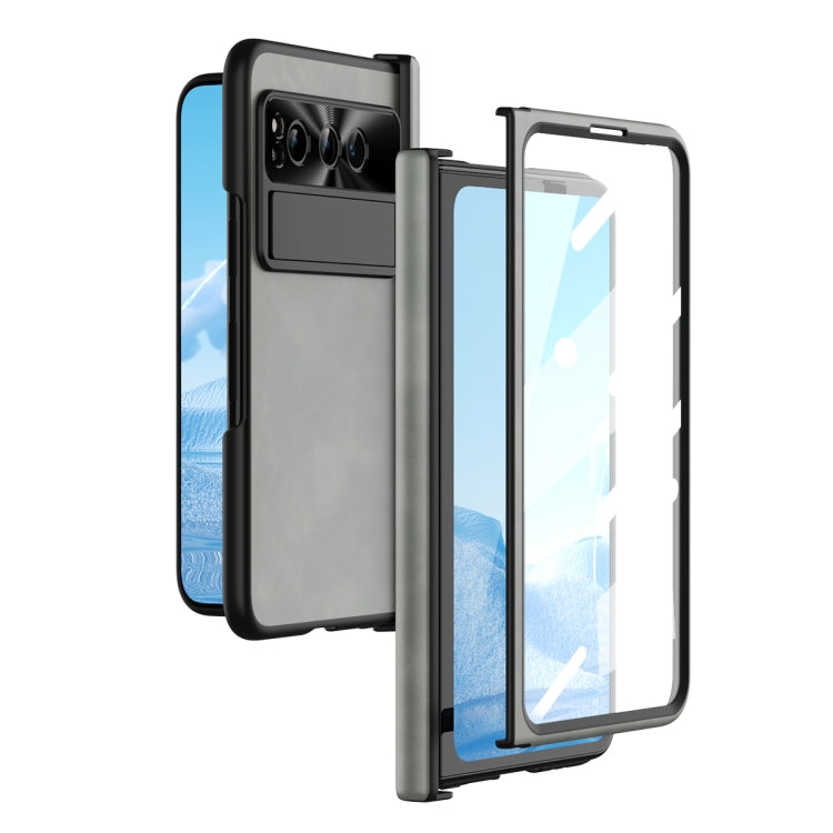 For Google Pixel Fold Napa Texture All-inclusive Phone Case