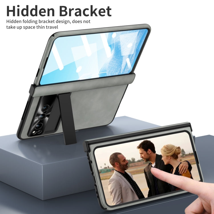 For Google Pixel Fold Napa Texture All-inclusive Phone Case