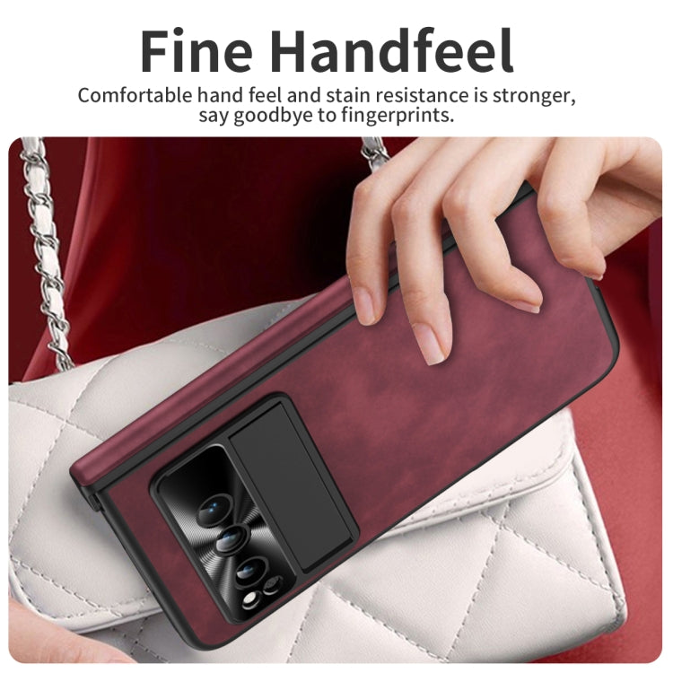 For Google Pixel Fold Napa Texture All-inclusive Phone Case