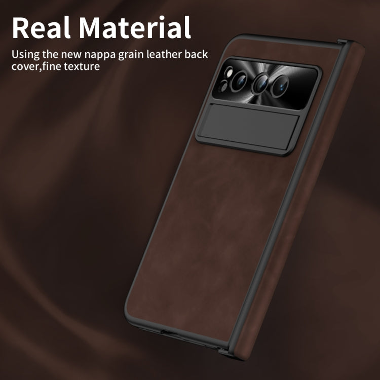For Google Pixel Fold Napa Texture All-inclusive Phone Case