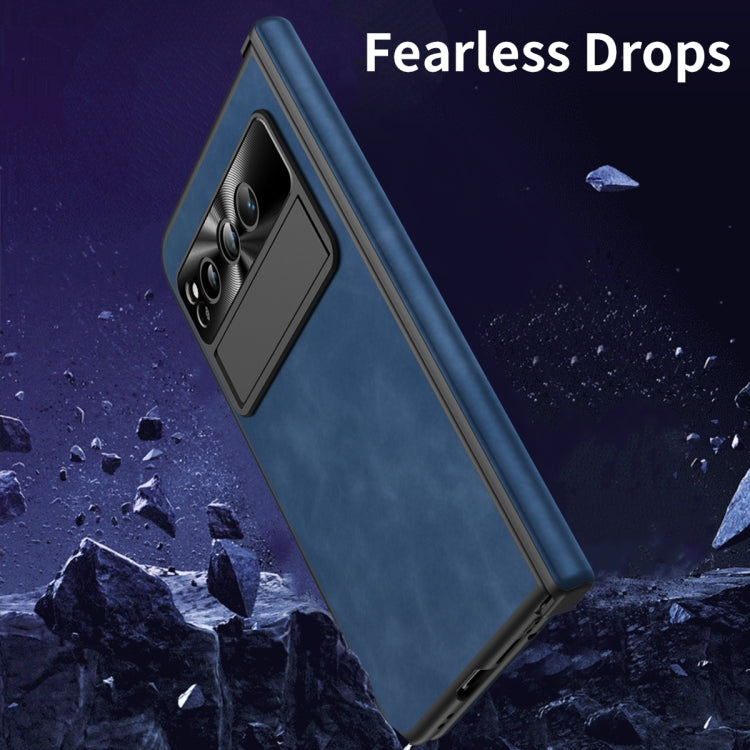 For Google Pixel Fold Napa Texture All-inclusive Phone Case