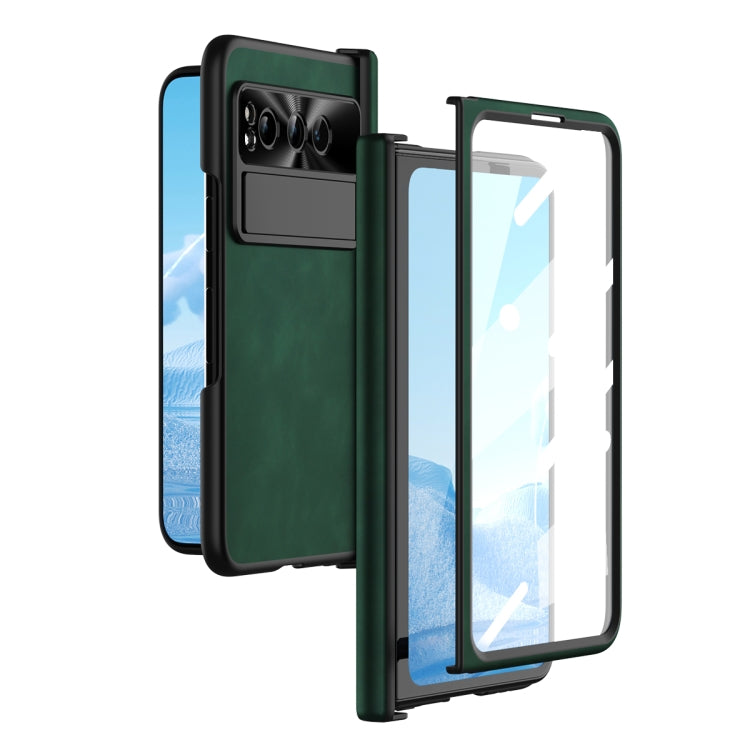 For Google Pixel Fold Napa Texture All-inclusive Phone Case