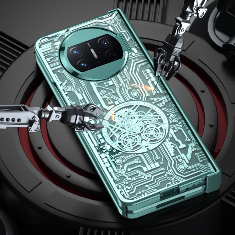 For Huawei Mate X3 Mechanical Legend Integrated Electroplating All-inclusive Phone Case