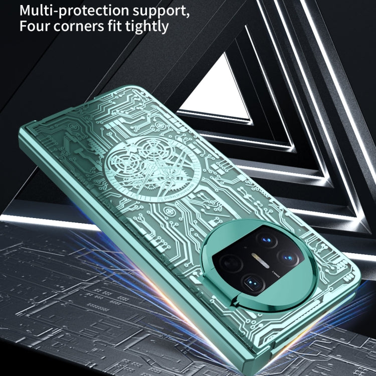 For Huawei Mate X3 Mechanical Legend Integrated Electroplating All-inclusive Phone Case