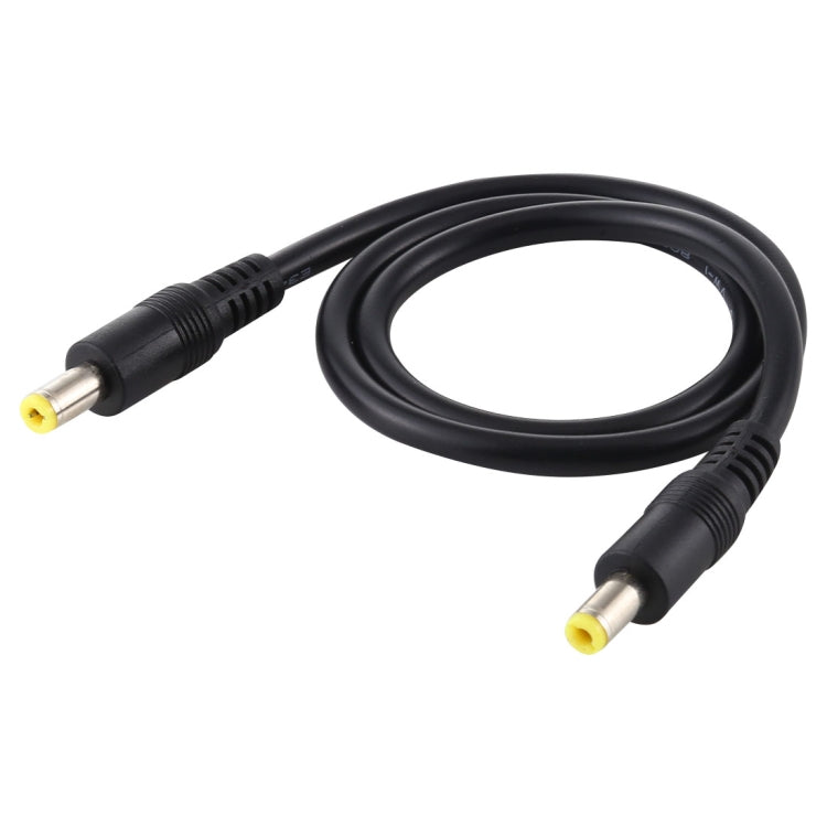 DC Power Plug 5.5 x 2.5mm Male to Male Adapter Connector Cable, Cable Length:1.5m(Black)