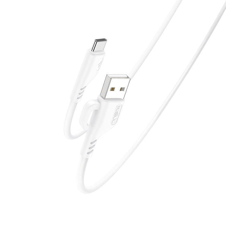 YESIDO CA105 1.2m 2.4A USB to USB-C / Type-C Charging Data Cable with Hook