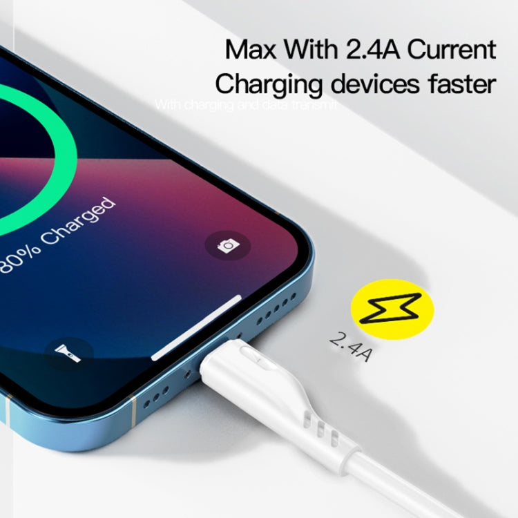 YESIDO CA105 1.2m 2.4A USB to Micro USB Charging Data Cable with Hook