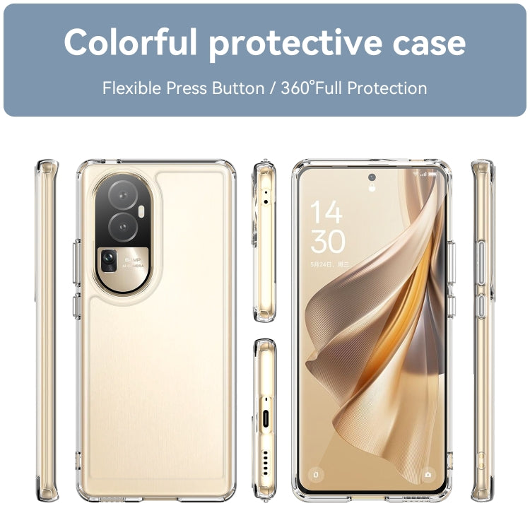 For OPPO Reno10 China Candy Series TPU Phone Case(Transparent)