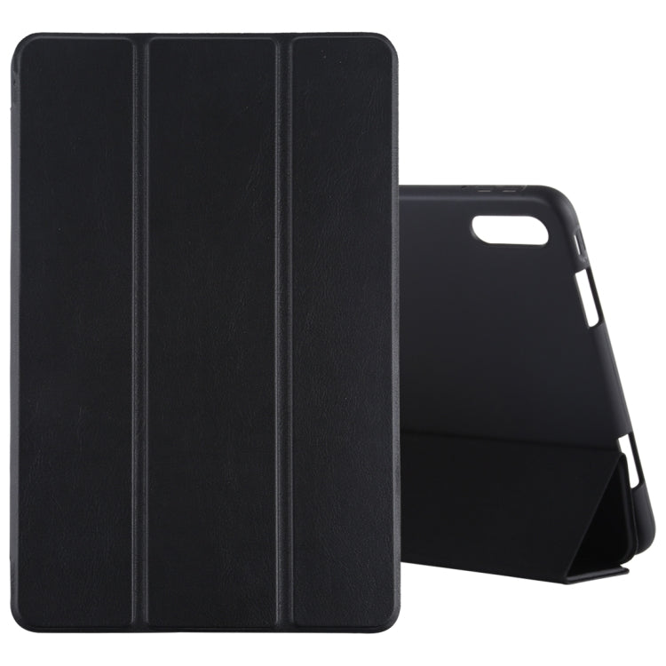 For Huawei MatePad 10.4 inch Ultra-thin Horizontal Flip TPU Leather Case with Three-fold Holder
