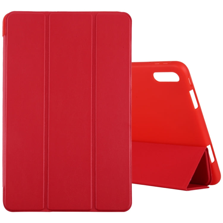 For Huawei MatePad 10.4 inch Ultra-thin Horizontal Flip TPU Leather Case with Three-fold Holder