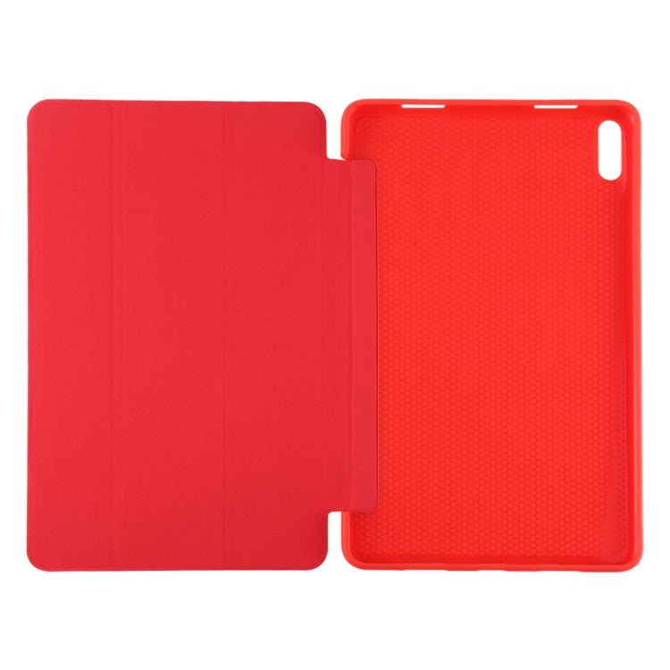 For Huawei MatePad 10.4 inch Ultra-thin Horizontal Flip TPU Leather Case with Three-fold Holder