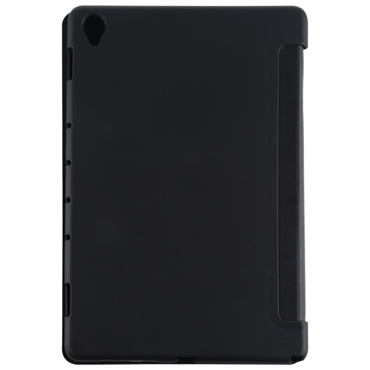 For Huawei MediaPad M6 10.8 Ultra-thin Horizontal Flip TPU Leather Case with Three-fold Holder