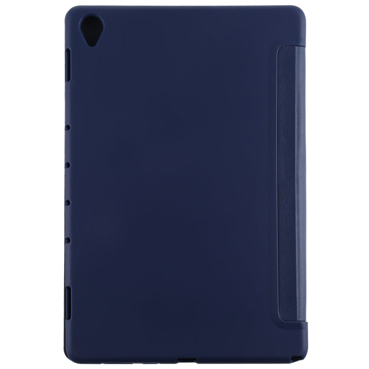 For Huawei MediaPad M6 10.8 Ultra-thin Horizontal Flip TPU Leather Case with Three-fold Holder