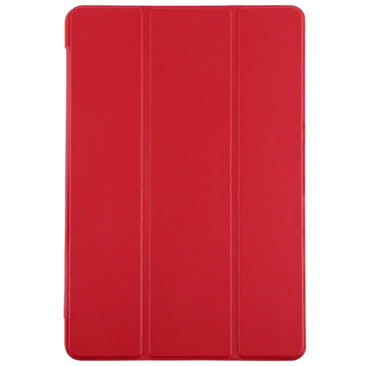 For Huawei MediaPad M6 10.8 Ultra-thin Horizontal Flip TPU Leather Case with Three-fold Holder