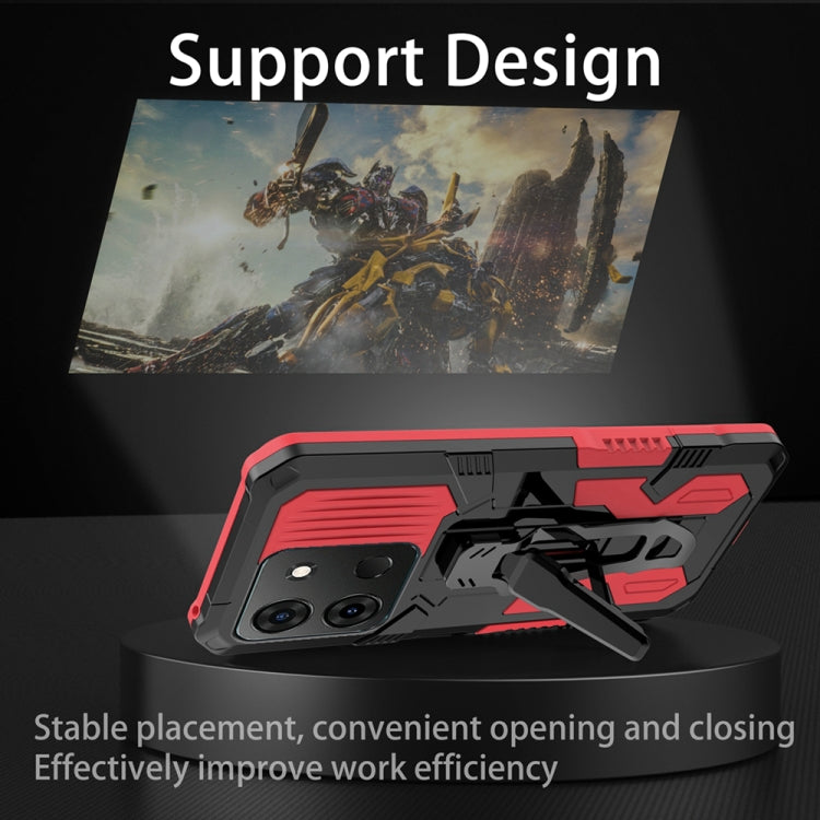 For Infinix Smart 7 Armor Warrior Shockproof PC + TPU Phone Case