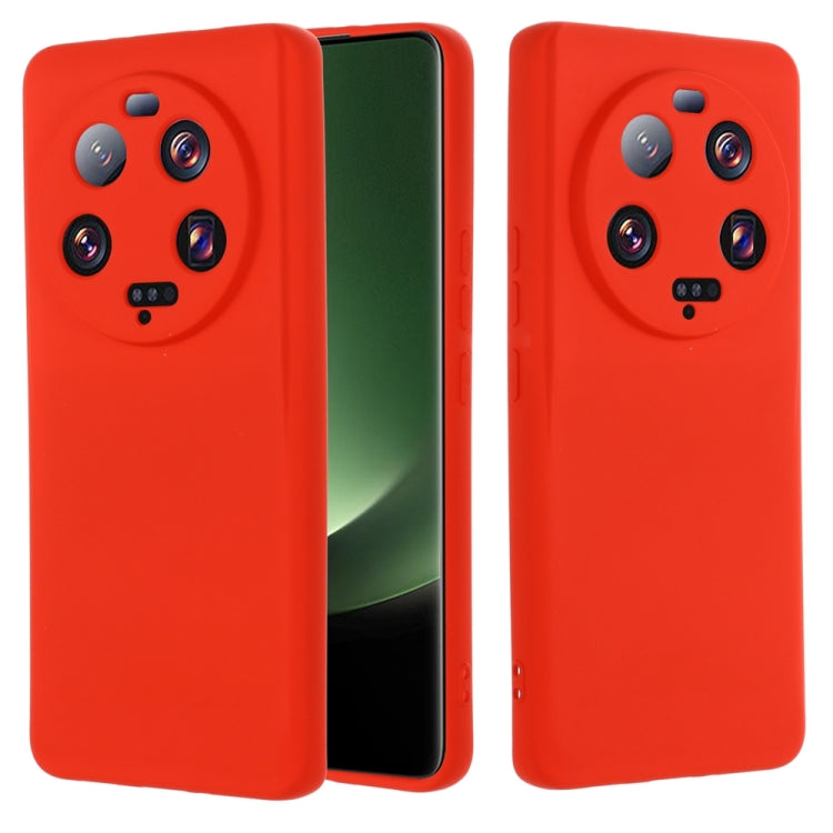 For Xiaomi 13 Ultra 5G Pure Color Liquid Silicone Shockproof Phone Case