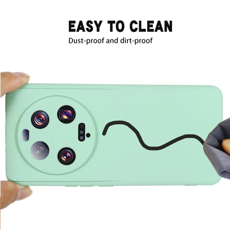 For Xiaomi 13 Ultra 5G Pure Color Liquid Silicone Shockproof Phone Case