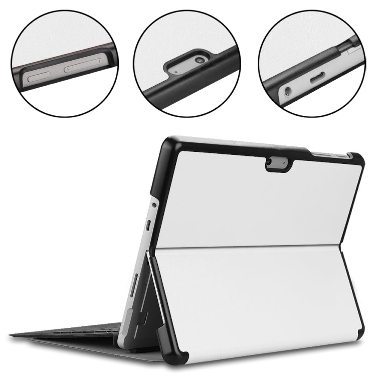 For Microsoft Surface Go 2 / Surface Go Voltage Elastic Texture Horizontal Flip Leather Case with Holder