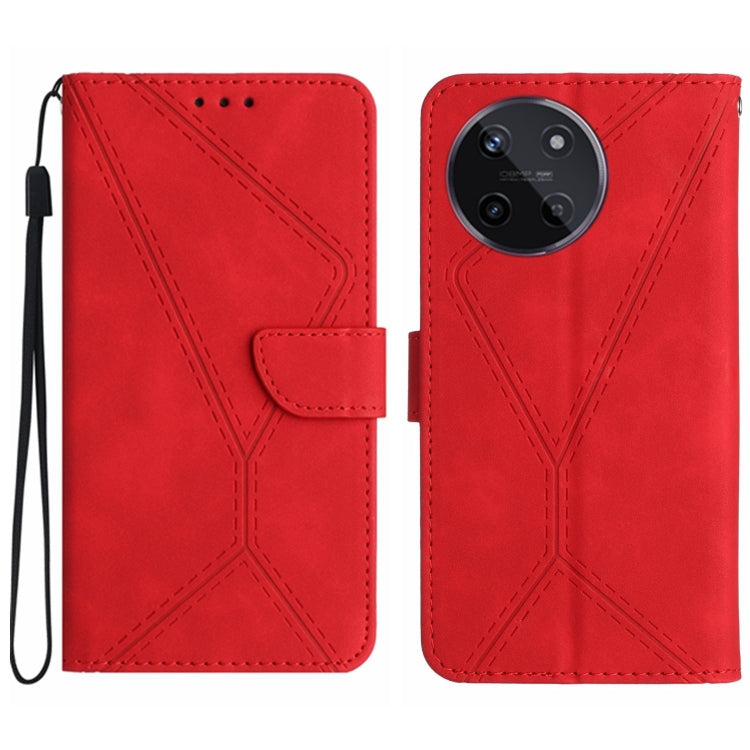 For Realme 11 4G Global Stitching Embossed Leather Phone Case