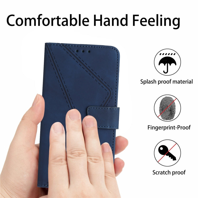 For Realme 11 4G Global Stitching Embossed Leather Phone Case