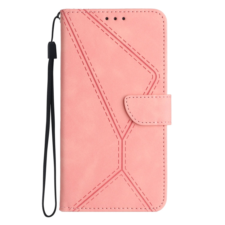 For Realme 11 5G Global Stitching Embossed Leather Phone Case