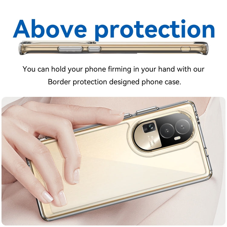For OPPO Reno10 Pro+ Colorful Series Acrylic + TPU Phone Case