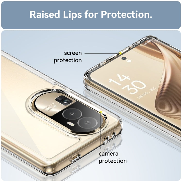 For OPPO Reno10 Pro+ Colorful Series Acrylic + TPU Phone Case