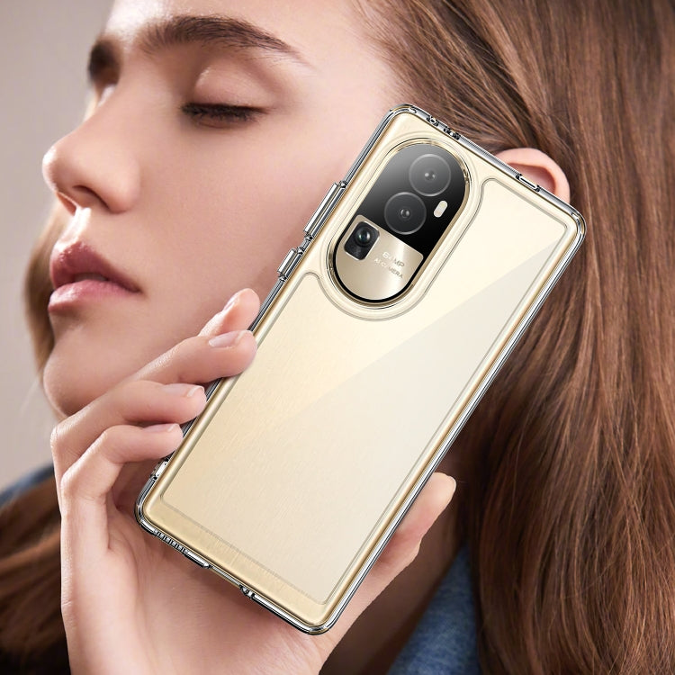 For OPPO Reno10 Pro+ Colorful Series Acrylic + TPU Phone Case