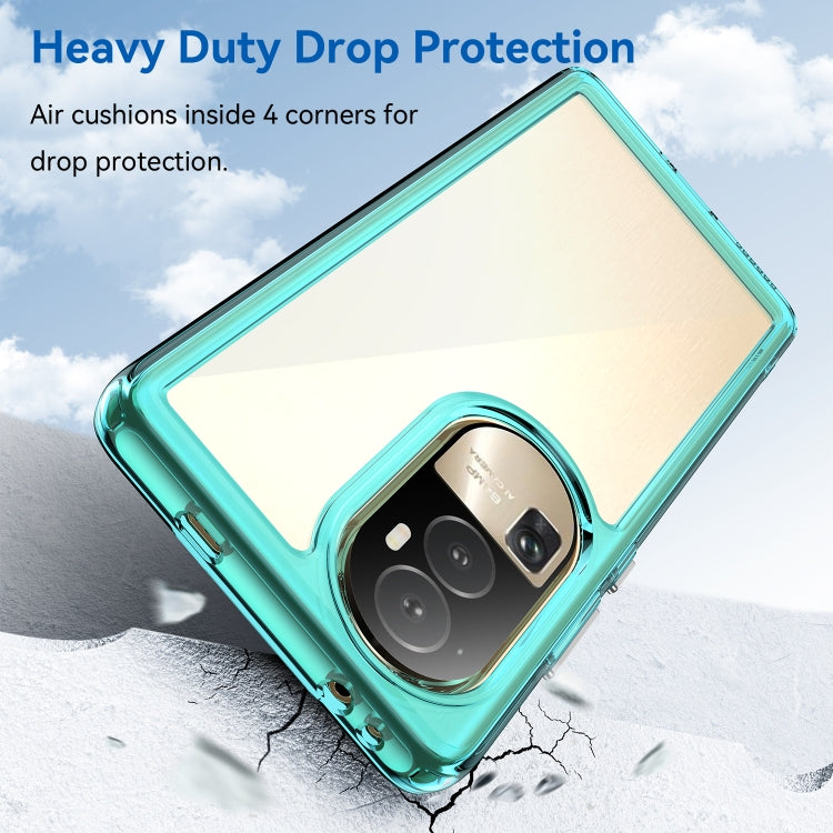 For OPPO Reno10 Pro+ Colorful Series Acrylic + TPU Phone Case