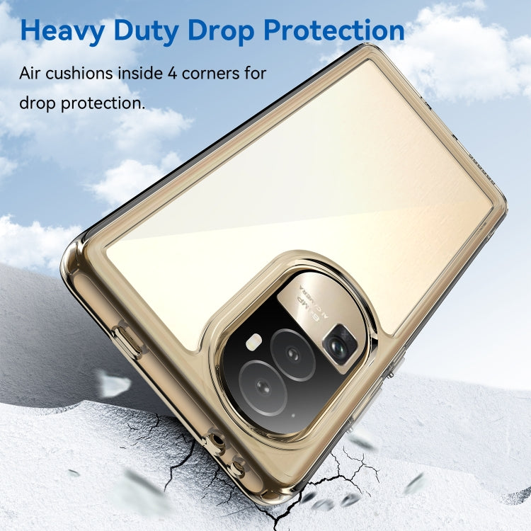 For OPPO Reno10 Pro+ Colorful Series Acrylic + TPU Phone Case