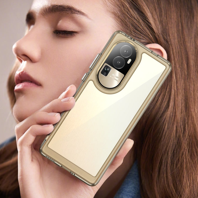 For OPPO Reno10 Pro+ Colorful Series Acrylic + TPU Phone Case