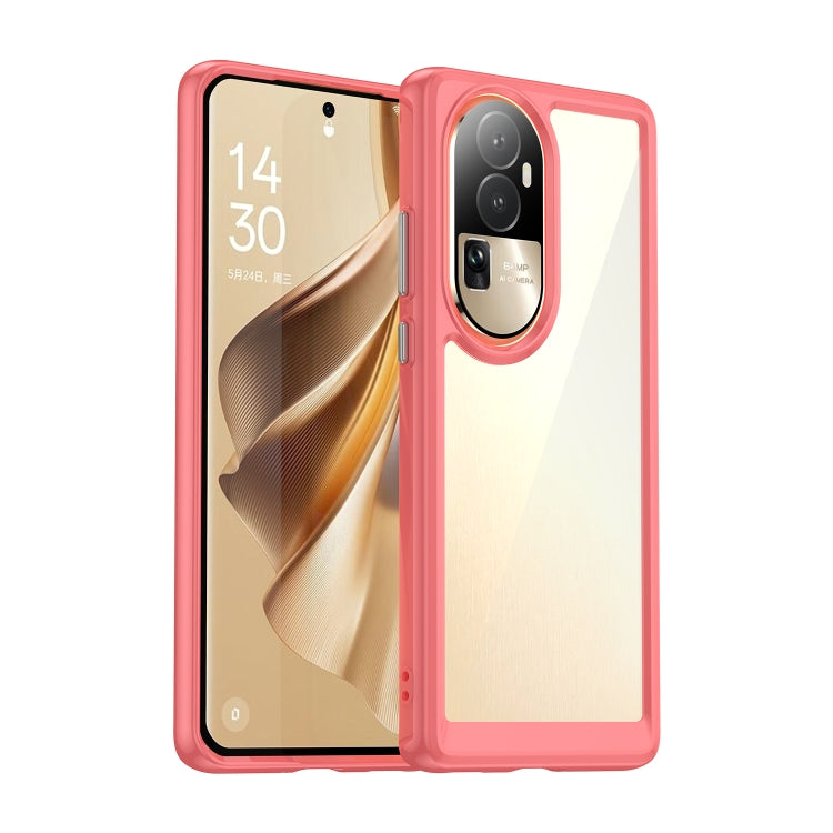For OPPO Reno10 Pro+ Colorful Series Acrylic + TPU Phone Case
