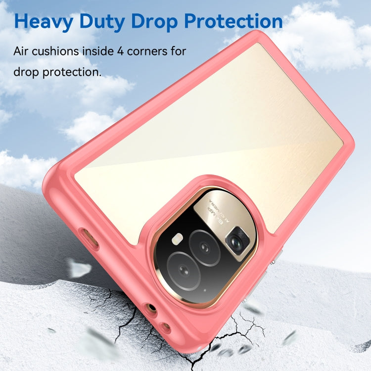For OPPO Reno10 Pro+ Colorful Series Acrylic + TPU Phone Case
