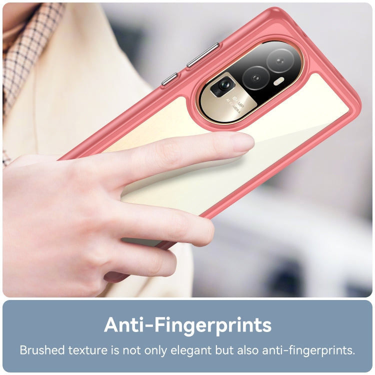 For OPPO Reno10 Pro+ Colorful Series Acrylic + TPU Phone Case
