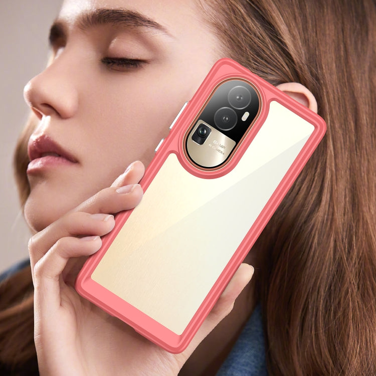 For OPPO Reno10 Pro+ Colorful Series Acrylic + TPU Phone Case